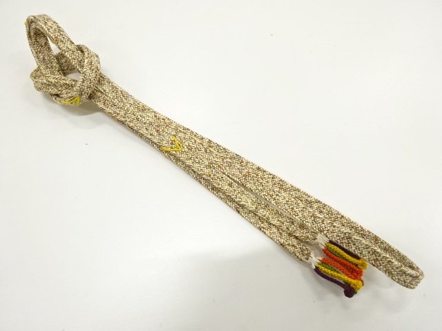 JAPANESE KIMONO / HANDTIED OBIJIME CORD 